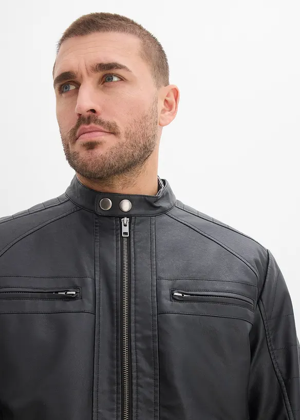 Lederimitat-Jacke, bonprix