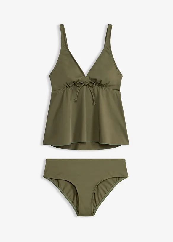 Tankini (ens. 2 pces) &agrave; bretelles r&eacute;glables, bonprix