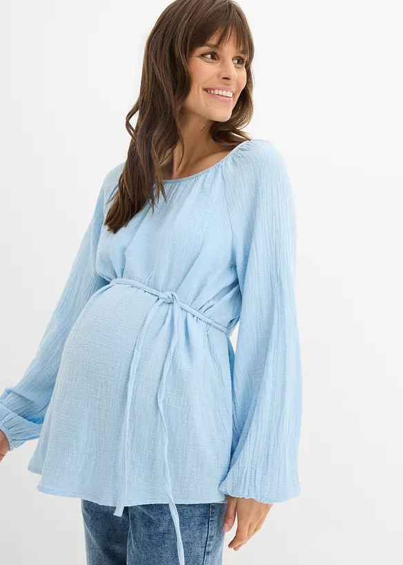 Blouse de grossesse en gaze de coton, bonprix
