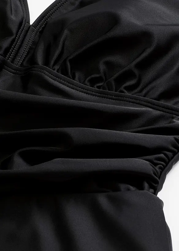 Badekleid mit gekreuzten Tr&auml;gern, bonprix