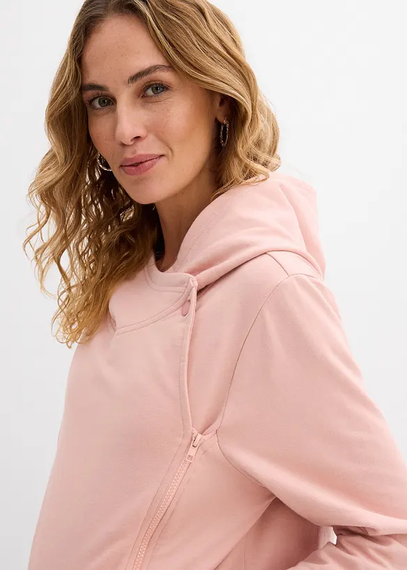 Sweat zipp&eacute; de grossesse 3en1 avec empi&egrave;cement de portage, bonprix