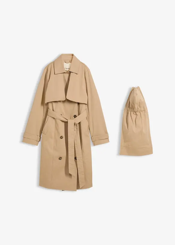 3-in-1 Trenchcoat f&uuml;r die Schwangerschaft und danach mit Trageeinsatz, bonprix