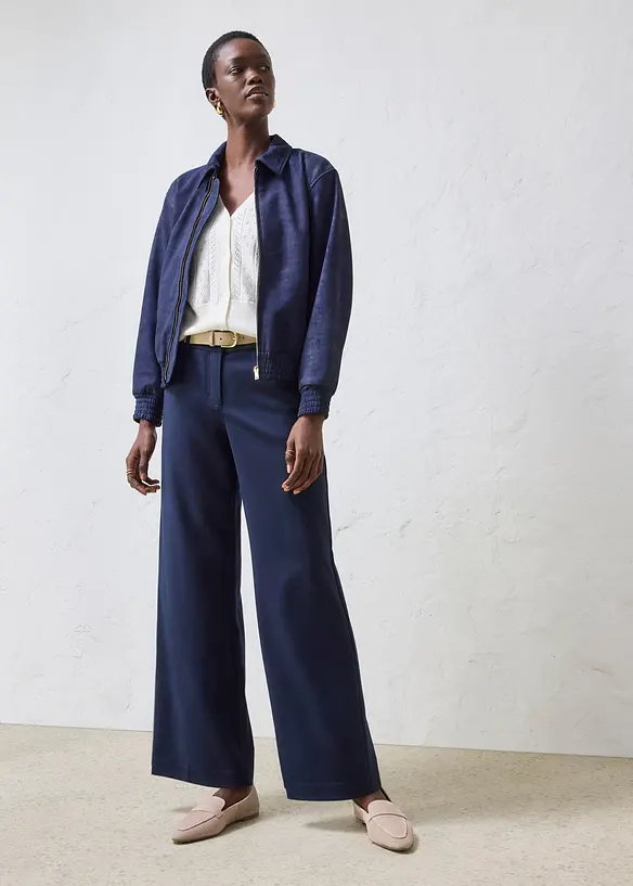 Blouson aus Veloursleder, bonprix