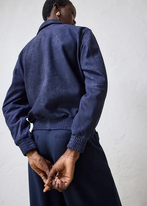 Blouson aus Veloursleder, bonprix