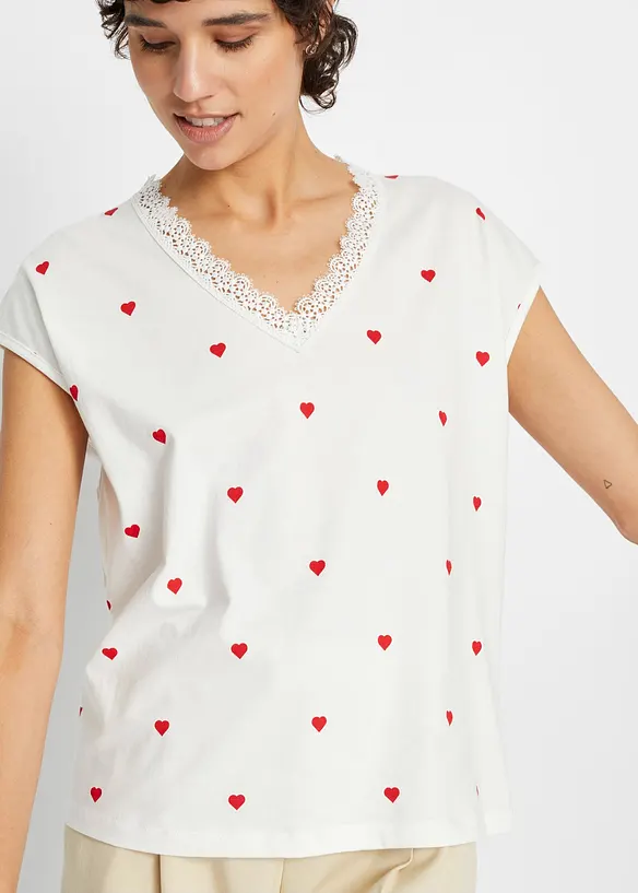 Shirt aus reiner Baumwolle, bonprix