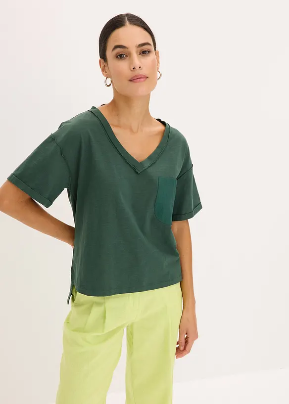 Oversize-Shirt aus reiner Baumwolle, bonprix