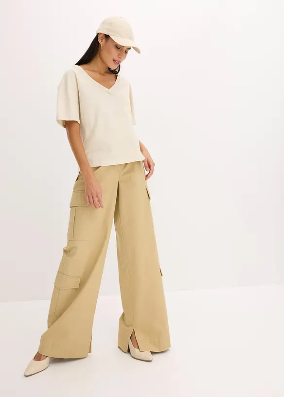 Oversize-Shirt aus reiner Baumwolle, bonprix