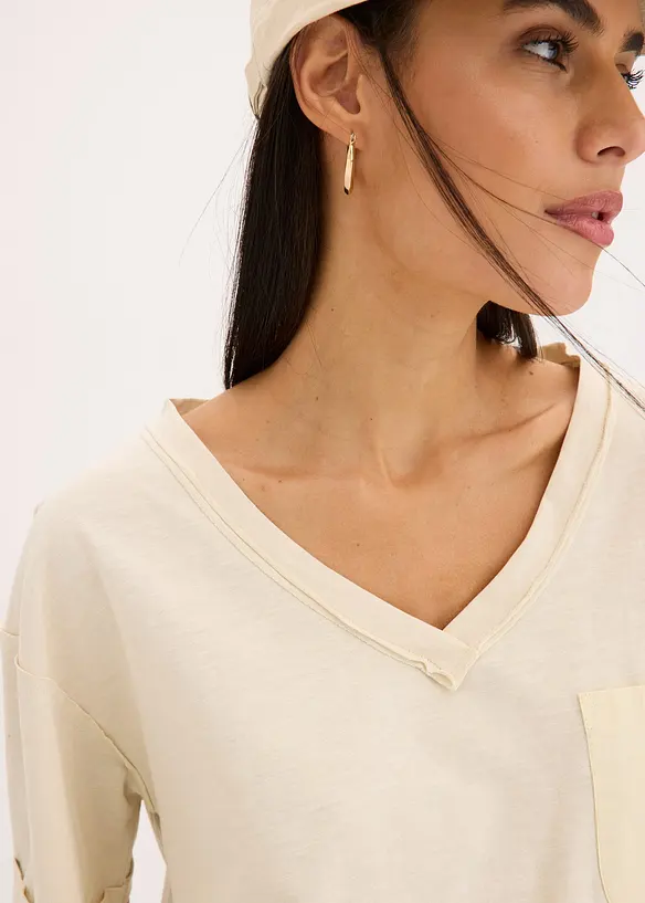 Oversize-Shirt aus reiner Baumwolle, bonprix