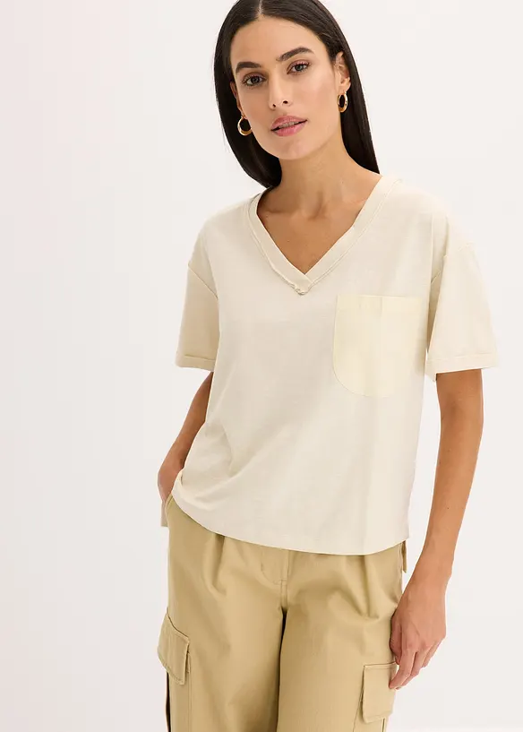Oversize-Shirt aus reiner Baumwolle, bonprix