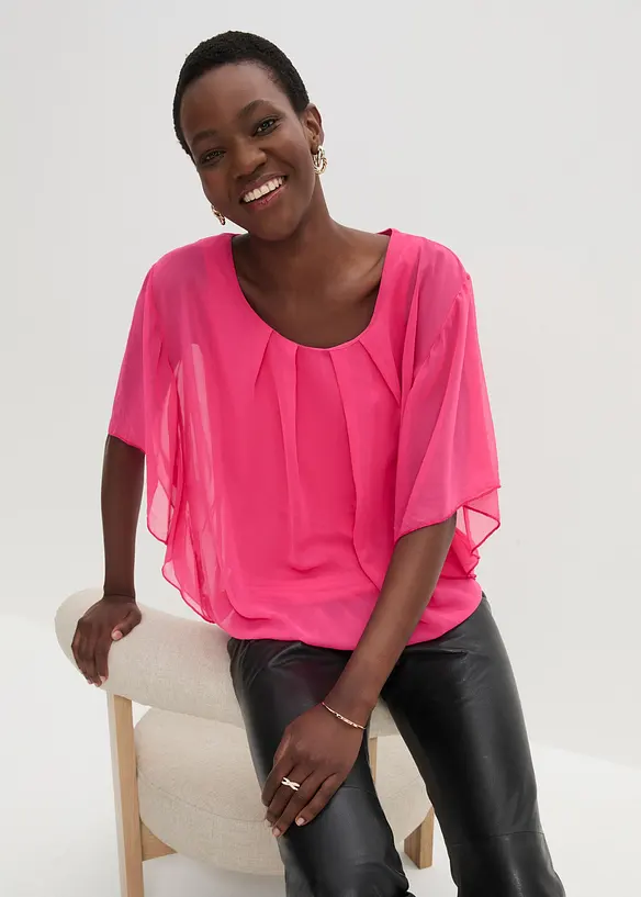 Blouse en mousseline, bonprix