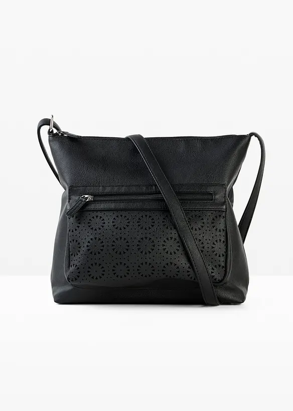 Umh&auml;ngetasche mit dekorativer Au&szlig;entasche, bonprix