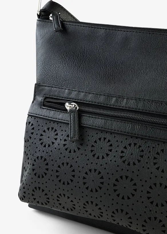 Umh&auml;ngetasche mit dekorativer Au&szlig;entasche, bonprix