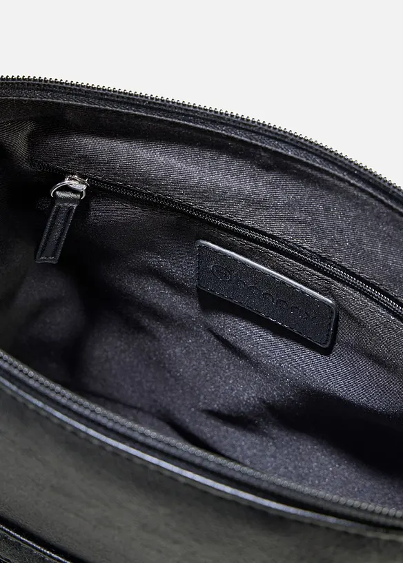 Umh&auml;ngetasche mit dekorativer Au&szlig;entasche, bonprix