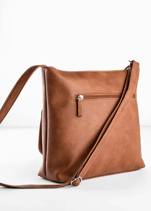 Sac &agrave; bandouli&egrave;re avec poche ext&eacute;rieure d&eacute;corative, bonprix