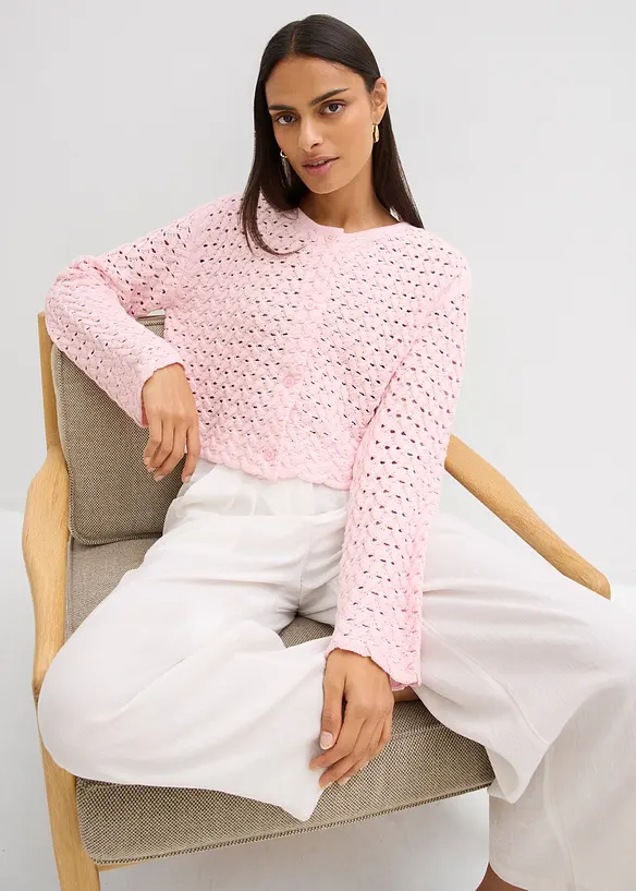 Ajour-Strickbolero, bonprix