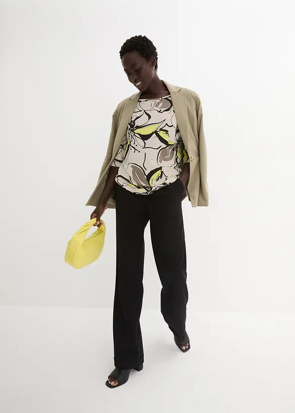 T-shirt manches chauve-souris &agrave; imprim&eacute; floral, bonprix