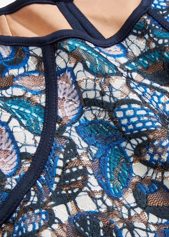 Robe midi avec dentelle, bonprix