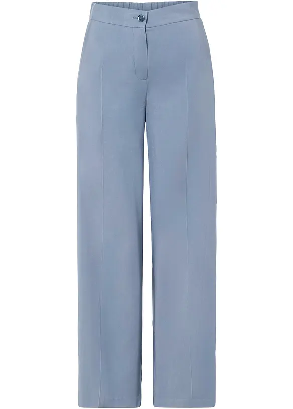 Pantalon large et l&eacute;ger &agrave; pinces, bonprix