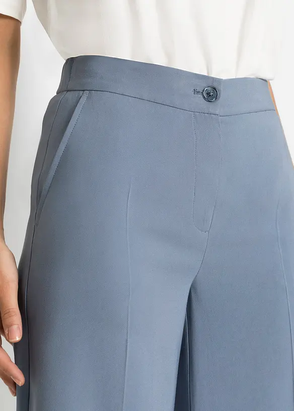 Pantalon large et l&eacute;ger &agrave; pinces, bonprix