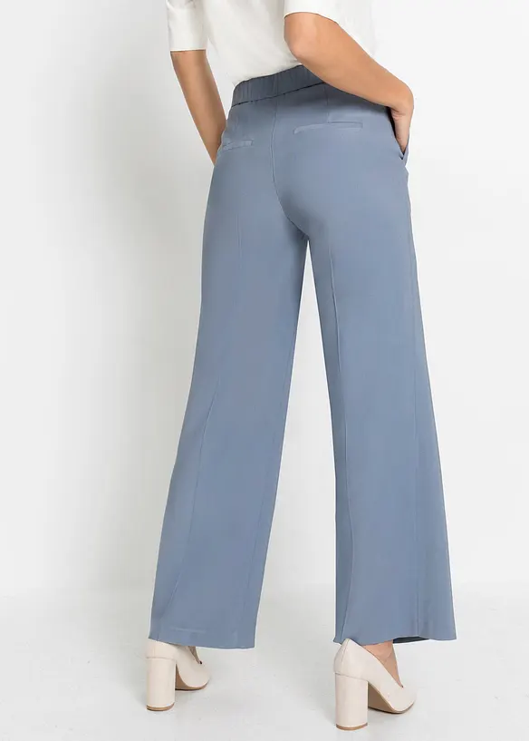 Pantalon large et l&eacute;ger &agrave; pinces, bonprix