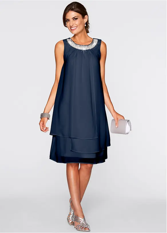 Robe de qualit&eacute; avec application, bonprix