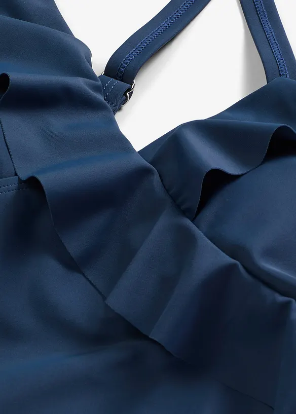 Tankini (ens. 2 pces) &agrave; volants, bonprix