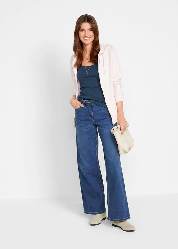 Spaghettitr&auml;ger-Top aus reiner Baumwolle (3er Pack), bonprix