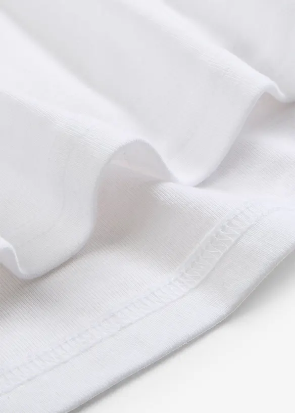 Lot de 3 tops &agrave; bretelles spaghetti 100% coton, bonprix