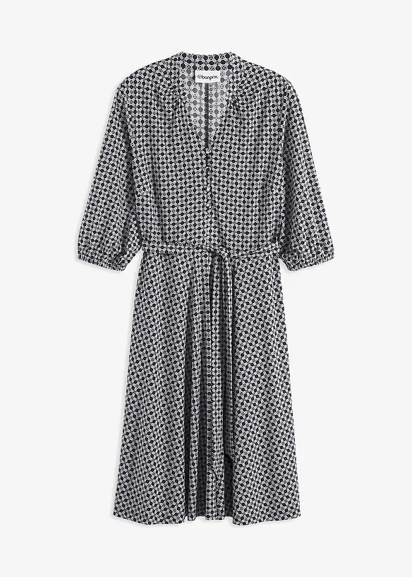 Jersey-Blusenkleid mit Bindeband (2.tlg-Set), bonprix