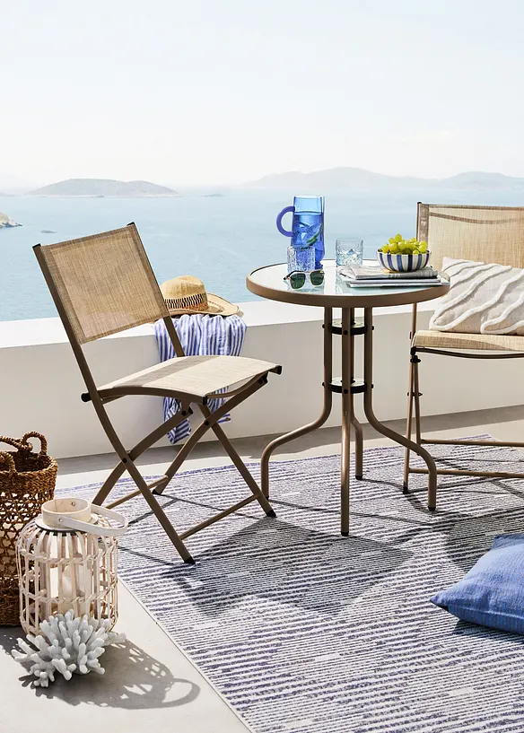 Tapis int&eacute;rieur et ext&eacute;rieur lavable &agrave; motif graphique, bonprix