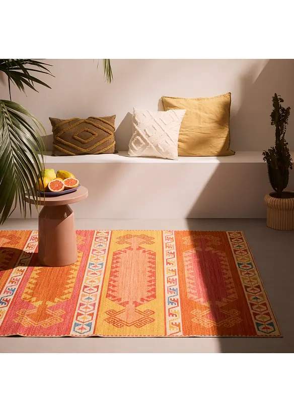 Tapis lavable &agrave; imprim&eacute; oriental, int&eacute;rieur et ext&eacute;rieur, bonprix