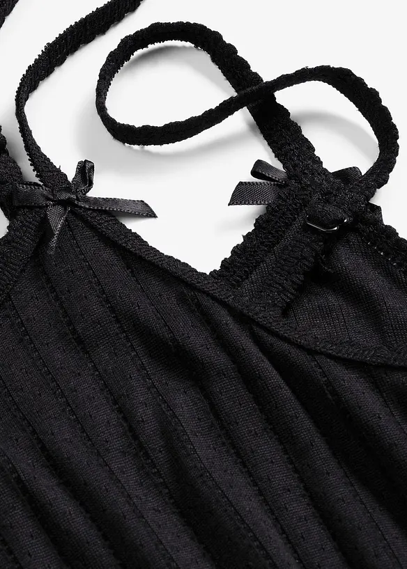 Pyjama aus weichen Pointelle-Jersey, bonprix