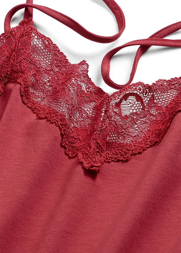 Kurzes Spaghetti Nachthemd, bonprix