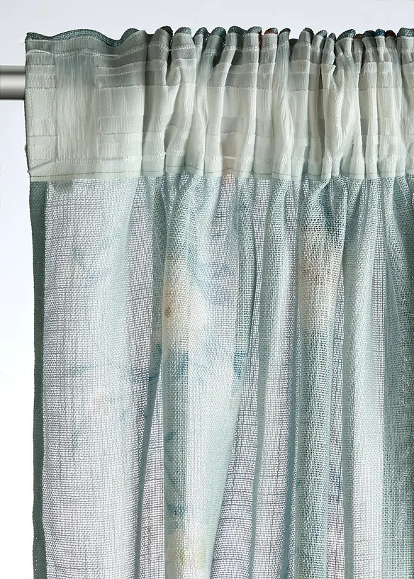 Rideau &agrave; imprim&eacute; floral (1&nbsp;pce), bonprix