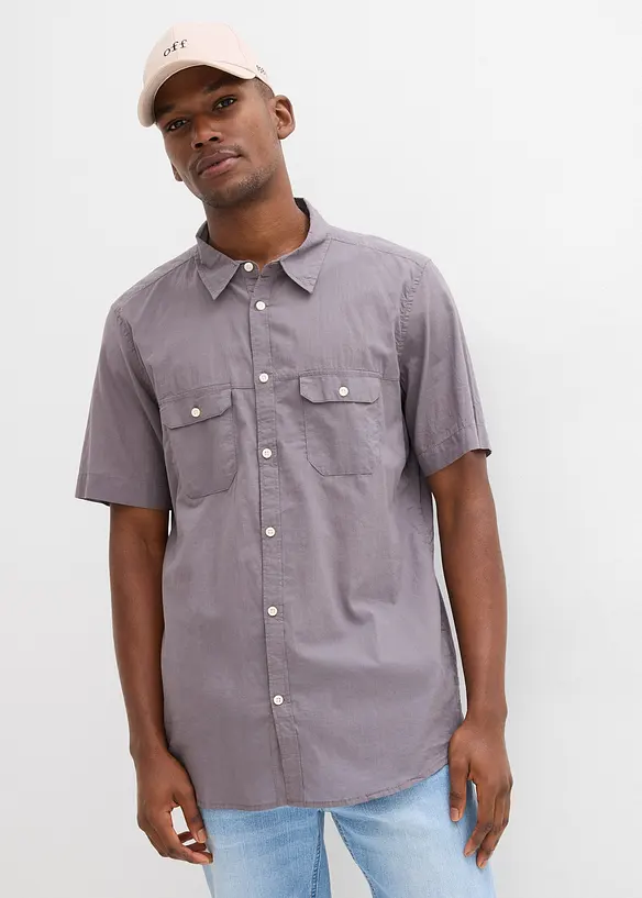 Chemise manches courtes 100% coton, bonprix