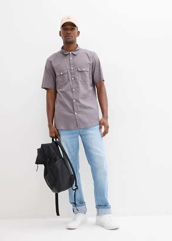 Chemise manches courtes 100% coton, bonprix