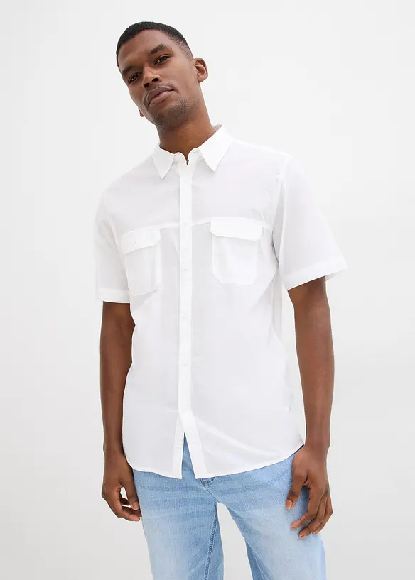 Chemise manches courtes 100% coton, bonprix