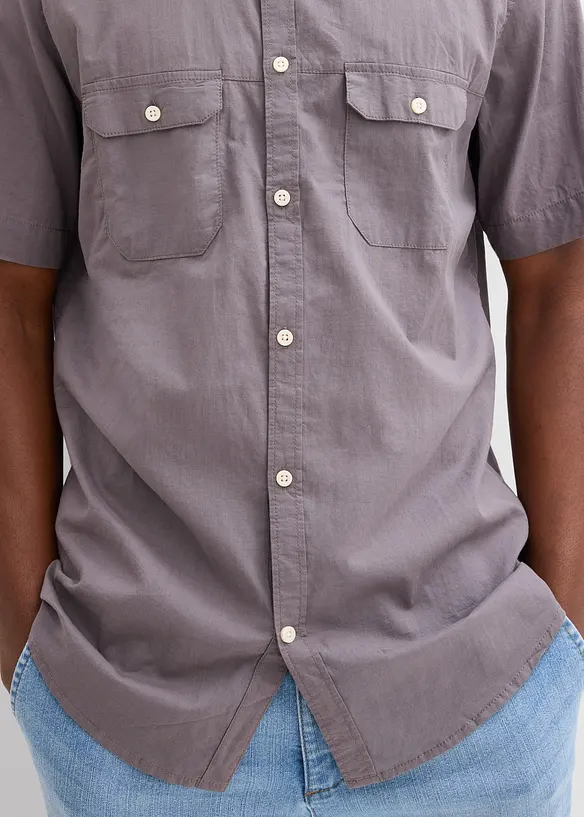 Chemise manches courtes 100% coton, bonprix