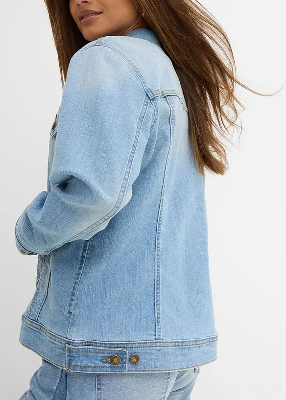 Stretch-Jeansjacke, Basic, bonprix
