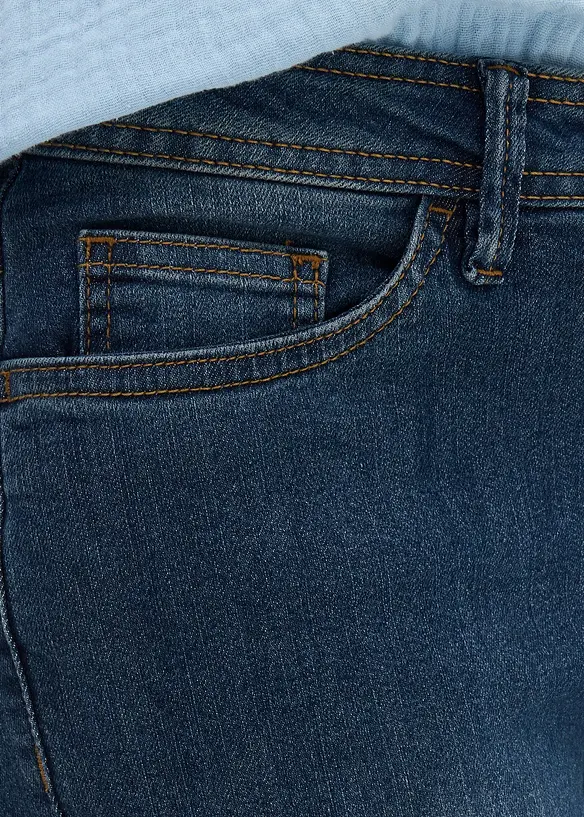 Slim Fit Jeans Mid Waist, cropped, bonprix