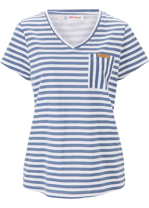 T-shirt ray&eacute;, bonprix