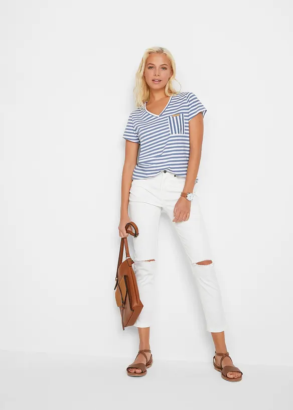 T-shirt ray&eacute;, bonprix