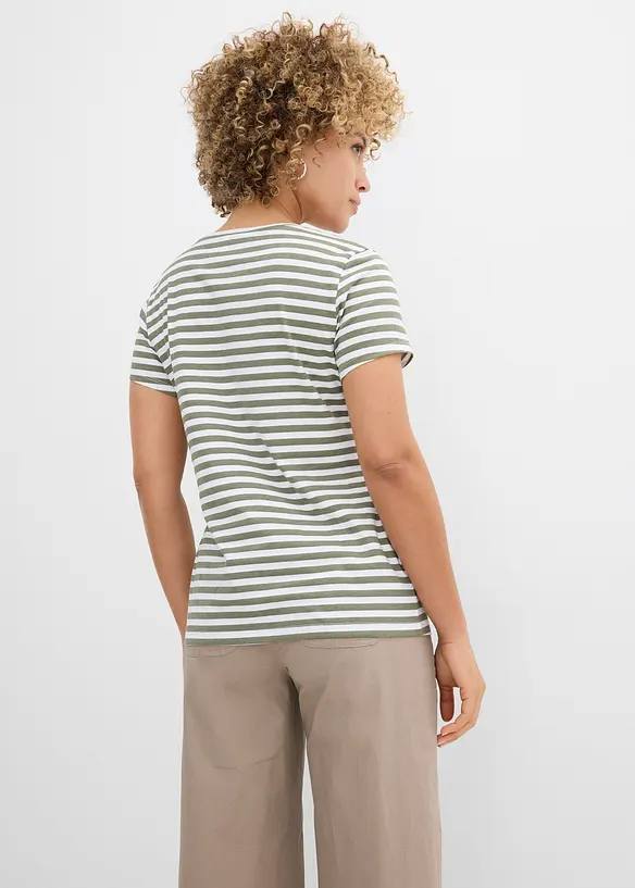 T-Shirt, gestreift, bonprix
