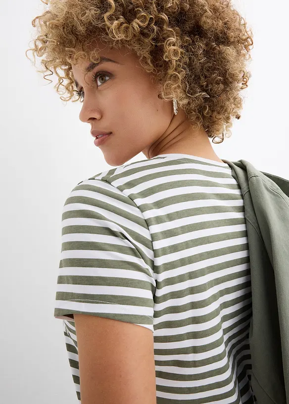 T-Shirt, gestreift, bonprix