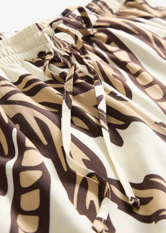 Pantalon large en viscose fluide, bonprix