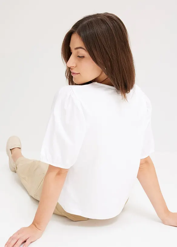 T-shirt &agrave; manches ballon, bonprix