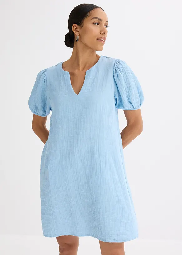 Kurzes Kleid aus Musselin, bonprix