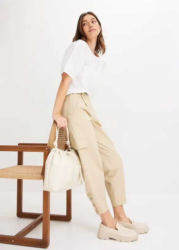 T-shirt &agrave; manches ballon, bonprix