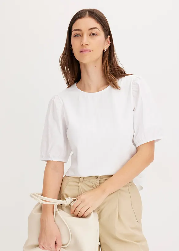 T-shirt &agrave; manches ballon, bonprix