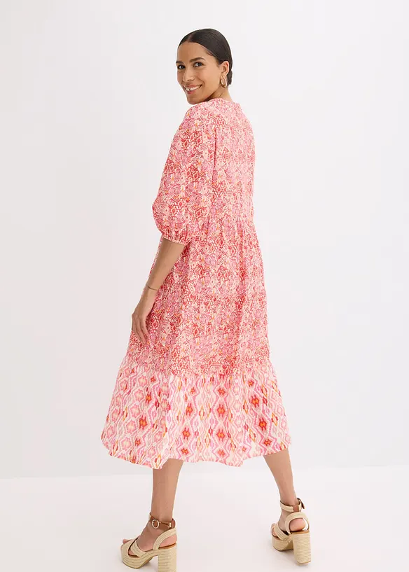 Robe midi en coton l&eacute;ger, bonprix